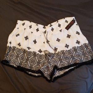 NWT Black & White Shorts